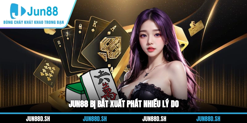 Jun88 bị bắt xuất phát nhiều lý do